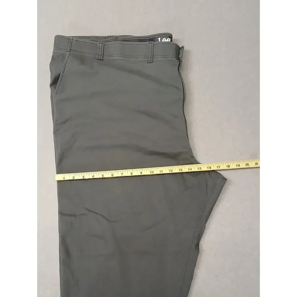 Lees (58x32) Gray Extreme Motion Relaxed Taper Stretch Pants